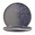 Teller flach Ø15 cm Phobos Grau Blau