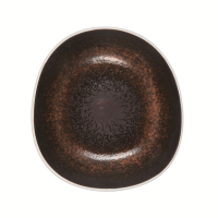 Teller tief 19x17,5 cm Estia Rostfarbig