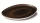 Platte oval 30x26 cm Estia Rostfarbig