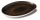 Platte oval 41,5x27 cm Estia Rostfarbig
