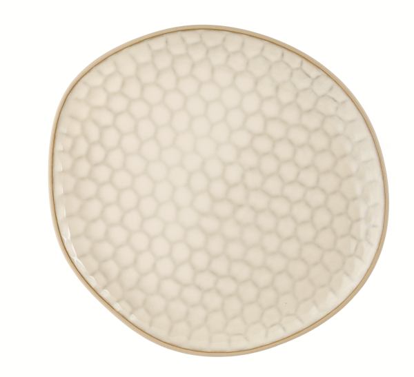Teller flach 22x20,5 cm Kypseli Beige