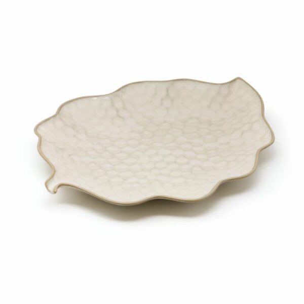 Platte Blattform 22x17 cm Kypseli Beige
