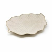 Platte Blattform 22x17 cm Kypseli Beige