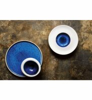 Gourmet Schale Ø12,5 cm Abyssos Matt Weiß Blau
