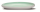 Teller flach 30,5x27,5 cm Ninfa Matt Weiß Aquamarin