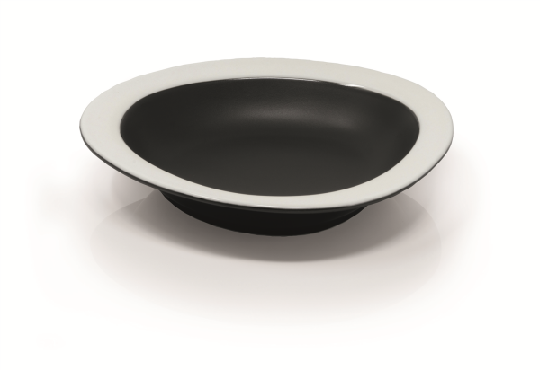 Schale Ø18 cm Persephone Schwarz Weiß