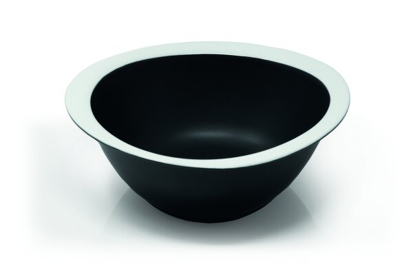 Schale Ø21 cm Persephone Schwarz Weiß