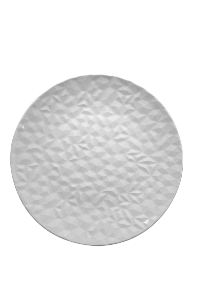 Teller flach Ø30,5 cm Hesperis Weiß