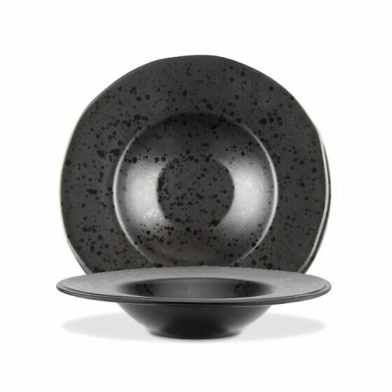 Pastateller Ø23 cm / Innen Ø11,5 cm Aetna Schwarz