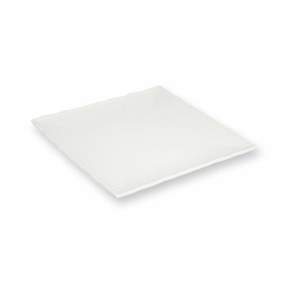 Platte viereckig 14 cm Oniros Weiß