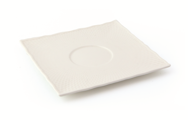 Kaffeeuntertasse 10x10 cm Oniros Weiß