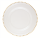 Teller flach Ø27 cm Helios Gold Perlrand