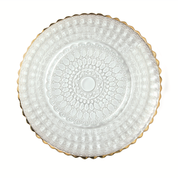 Teller flach Ø16 cm Helios Barock Goldrand
