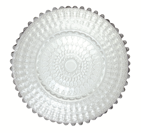 Teller flach Ø32,5 cm Helios Barock Platinumrand