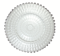 Teller flach Ø32,5 cm Helios Barock Platinumrand