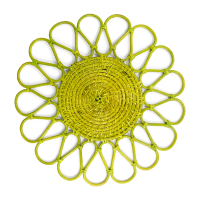 Platzteller Ø40 cm Tersicore Blume Grün
