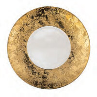 Teller flach Ø29 cm 6 tlg sortiert Deras Gold