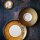 Espressotasse mit Untertasse 8 cl Deras Gold